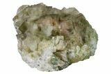 Green Cubic Fluorite Crystal Cluster - Morocco #164556-1